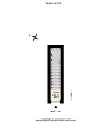 Floorplan - Folkingestraat 50A, 9711 JZ Groningen